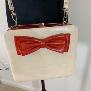 Bow tie Purse with Long Strap